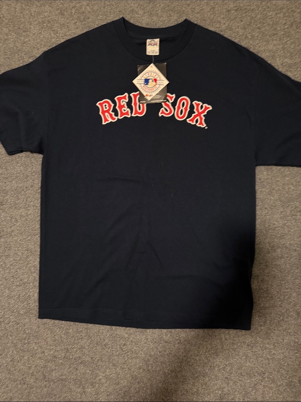 Men's Navy 'Red Sox' Crewneck T-Shirt 2013